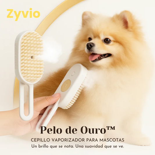 Pelo de Ouro™ — Cepillo vaporizador para mascotas